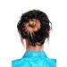 WIG ME UP - Hairpiece: synthetic hair scrunchie scrunchy hairband ponytail black JL-0119-2
