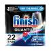 Finish Quantum Powerball Dishwasher Pods Dishwasher Detergent Liquid Dishwasher Soap Advanced Clean & Shine 22ct Dishwasher Tablets 22.0