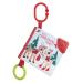 KIDS PREFERRED Rudolph The Red-Nosed Reindeer On The Go Teether Book  Soft Crinkle  Mirror  Christmas Holiday Toy  Boys & Girls 0 and up  5 Inches