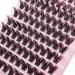 Selawasty 100 Lash Clusters - DIY Eyelash Extensions D Curl Mega Volume Individual Lashes - Wispy Cluster Extensions for Home - S7-D-12-16MIX - Buy Online on SooperMarket.com