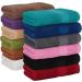 12 Pack 13x13-Inch Fast Drying Terry Cotton Washcloths - Extra Absorbent Multi-Color Face Cloths/Dishcloths Set - Buy Online on SooperMarket.com