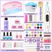 Professional Acrylic Nail Kit for Beginners - Glitter Powder Set with Nail Drill & UV LED Lamp - Buy Online on SooperMarket.com