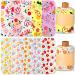 Vitalcozy reusable toilet towels washable bidet towels wipeable paperless towels roll absorbent cotton towels paper towels for kitchen paperless tea towels bright flower