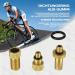 WATSABRO Bicycle Valve Adapter Set - French Valve Car Valve & Air Pump Adapter for Easy Inflation - Buy Online on SooperMarket.com