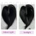 MORICHY Hair Toppers for Thinning Hair Women Real Hair Topper for Women Adding Extra Hair Volume Natural Black Clip in Hair Extensions 7inch Clip In Toppers 100% Remy Human Hair for Hair Loss 7inch-2clip 1B - Buy Online on SooperMarket.com