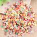 Basage 1000pcs/Bag Assorted Clay 3D Fruit Pattern Slices Nail Art Decoration by Cool Shiny Slicing Nail Decorations
