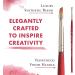 Princeton Velvetouch Series 3950 Paint Brush - Angle Shader 1/8 Inch | Ideal for Acrylic, Oil, and Watercolor - Buy Online on SooperMarket.com