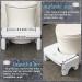 Foldable Toilet Stool for Adults - 7 Height Squat Stool with Fragrance Position - Bathroom Poop Stool for Better Digestion - Buy Online on SooperMarket.com