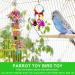 Aobuviou 3 Pack Budgie Toys Parrot Toys Bird Toys for Caged Birds Cockatiel Toys Bird Shredding Toy Foraging Shredder Toy Parrots Chewing Toys Parrot Cage Shredder Toy for Small Parakeets - Buy Online on SooperMarket.com