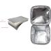 LCY Insulated Baby Bottle Cooler Bag - Grey & White Waves | Fits 4 Bottles | Hanging Strap Included - Buy Online on SooperMarket.com