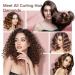 5 in 1 Curling Iron Set - Instant Heat Hair Curling Wand with Interchangeable Ceramic Wands & Accessories | Perfect for Girls & Women - Buy Online on SooperMarket.com