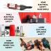 Roride Electrical Power Cord Plug Lock Device-Electrical Safety Baby Proofing Toddler Proofing Teen Proofing-OSHA Plug Lockout Approved-Prevent Dangerous Home Appliance Power Tool Injuries (RRKA) Red RR Key Alike (RRKA) - Buy Online on SooperMarket.com