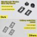 NAACOO SPD Road Bike Cleats for Shimano Speed-SL - Yellow Cleats Set for Indoor Outdoor Cycling - Buy Online on SooperMarket.com