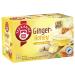 Teekanne World of Ginger and Honey Herbal Infusion Tea with Apple Orange Peels and Honey 20 Teabags