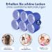 Ponik's Self-Adhering Hair Roller Curlers Set - 6 Jumbo 76mm Curling Winders for Perfect Curls - Blue - Buy Online on SooperMarket.com