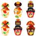 80 Pcs Thanksgiving Cupcake Toppers Pumpkin Turkey for Thanksgiving Day Decoration Party Supply (Gobble Till you Wobble)