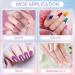 Cooserry Nail Tips and Glue Gel Kit with UV Light - 1000 Pcs C Curve Clear French Ballerina Fake Nails, 4-in-1 Nail Glue, Mini UV LED Lamp, DIY Nail Art Tools - Buy Online on SooperMarket.com