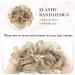 Vlasy Curly Wavy Messy Bun Hair Piece 35g 18/22# - Synthetic Chignon Scrunchies Extensions for Women - Updo Hair Accessories for Girls - Buy Online on SooperMarket.com