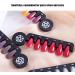 Nail Color Display Card Light weighted Nail Color Display Board Detachable Easy To Polish Transparent for Nail Salons for Painting for Showing for Beginners - Buy Online on SooperMarket.com