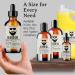 Bella Terra Oils Beard Oil 4oz | Organic Vitamin E Jojoba & Argan | Anti-Frizz Formula for Luster & Care - Buy Online on SooperMarket.com
