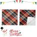 Lionheart Glory Dog Haller Cotton Christmas Scarf | Washable Adjustable Neckerchief for Large Dogs | Checkered Plaid Pet Accessory - Buy Online on SooperMarket.com