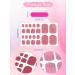 Kalolary Toenail Polish Stickers - 16 Sheets Full Cover Self Adhesive Toe Nail Art Decals for Pedicure - DIY Feet Nail Design Decorations - Buy Online on SooperMarket.com