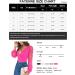 Fayenne Womens Tops Deep V Neck Cross Wrap Sexy Tops Polka Dot Mesh Long Sleeve T Shirt Casual Blouses L Hot Pink - Buy Online on SooperMarket.com