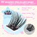 CALAILIS Self Adhesive Eyelashes - 72 Pcs D Curl Press-On Lash Clusters No Glue Needed Reusable DIY Kit with Tweezers for Beginners - ZN23 - Buy Online on SooperMarket.com