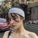 8cm Wide Black Headband for Women White Gray Stretchy Jersey Hair Band for Yoga Makeup Running (black+white+light gray) - Buy Online on SooperMarket.com