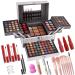 UNIFULL 132 Color All- In- One Makeup For Women Full Kit,Professional Makeup Kit,Makeup Gift Set for Women &Girls,Include eyeshadow/lipstick/concealer/Lip Gloss/Eyeliner/Mascara/Makeup Brushes(006N2-Silver) Set 1