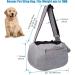 Ownpets Medium Pet Sling Carrier for 6.5-9kg Dogs/Cats - Reversible, Hands-Free, Adjustable Strap, Pocket - Grey - Buy Online on SooperMarket.com