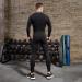 3 Pack Men's Mock Turtleneck Compression Shirts - Long Sleeve Sun Protection Workout Tops - Black, Gray, White - Large - Buy Online on SooperMarket.com