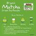 Now Foods Organic Matcha Green Tea Powder 3 oz - Real Tea for Health Benefits - Buy Online on SooperMarket.com