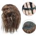 SKHAOVS Curly Fancy Dress Wigs with Hair Bangs Short Wavy Curly Women Fresh Bright Synthetic Ordinary Flat Bangs Bob Wig Cosplay Party Wigs Women's Shoulder Length Halloween Girl Wigs (Brown) - Buy Online on SooperMarket.com