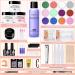 Morovan Acrylic Nail Kit with 12 Glitter Powder Set - Professional Monomer & Liquid Set for French Nail Tips - Practice Hand & Brushes for DIY Nail Art - Buy Online on SooperMarket.com