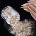 5 Set Holographic Chunky Glitter Nail Sequins for Body, Face, Hair - Gold & Silver Shades - Buy Online on SooperMarket.com