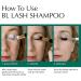 BL Lash Shampoo 50ml Bottle + Cleansing Brush | Gentle Citrus Foam Bath for Eyelash Extensions | Eye Makeup Remover | Easy-to-Use - Buy Online on SooperMarket.com