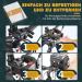 XIQI Handlebar Pocket Bike Bag - 3in1 Waterproof Bicycle Bag with Cell Phone Holder for E-Bikes | Removable Shoulder Strap & Handlebar Adapter - 4L Silver - Buy Online on SooperMarket.com