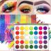 Jutoe 35-Color High Pigmented Eyeshadow Palette - Matte, Shimmer, Glitter | Long Lasting, Waterproof Eye Makeup (Style 2) - Buy Online on SooperMarket.com