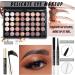 All in one Makeup Set Full Makeup Kit with Makeup Bag Portable 40Color Eyeshadow Palette Face Primer Foundation Make up Concealer Eyeliner Stamp Mascara Lip Gloss Make-up Set Travel - Buy Online on SooperMarket.com