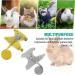Taicols Adjustable Leash Set for Rabbits & Cats - 120cm Breathable Dishes & Soft Pet Leash for Outdoor Walking - Buy Online on SooperMarket.com