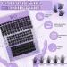Lash Extension Set - 156 PCs Individual Eyelash Extensions with Glue & Remover for DIY - Premium Quality Bootes Kit - Buy Online on SooperMarket.com