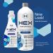 HEX Performance Fresh & Clean Laundry Detergent 64 Loads (Pack of 2) | Activewear Formula | Eco-Friendly 32 Fl Oz - Buy Online on SooperMarket.com