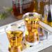 PLASTICPRO 9 oz Disposable Party Cups with Gold Rim, 100 Count - Crystal Clear Tumblers for Old-Fashioned Elegance - Buy Online on SooperMarket.com