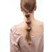 Braided Hair Scrunchies Pink with 2 Beautiful Colours for Everyday Use 5 Pieces Hair Scrunchies Set - Buy Online on SooperMarket.com