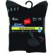 Hanes Men's X-Temp Performance Crew Socks 6-Pack - Size 6-12, Black Color - Buy Online on SooperMarket.com