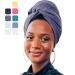 AQUIS Microfiber Hair Towel - Ultra Absorbent, Fast Drying, Dark Grey Regular - 19x39 inches - Buy Online on SooperMarket.com