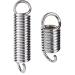 SCSPORTS BoxSack spring - 80/190 kg resilient steel chrome -plated noise -absorbing 11/16cm - box bag spring swing spring sandbag suspension bracket pull spring 16 cm