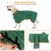 Pejoye XL Green Dog Drying Coat - Fast Absorbent Microfibre Bath Robe Towel for Pets - Buy Online on SooperMarket.com