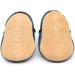 Dotty Fish Soft Leather Baby Shoes - Boys Toddler Non-Slip Suede Soles | Navy & White Star Design | 0-6 Months to 4-5 Years - Buy Online on SooperMarket.com